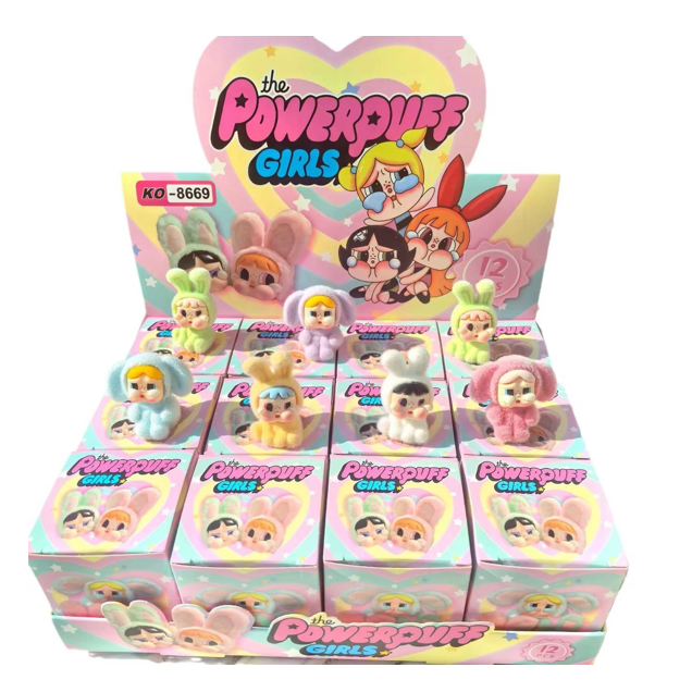 مجسمات crybaby شخصيات فتيات القوة