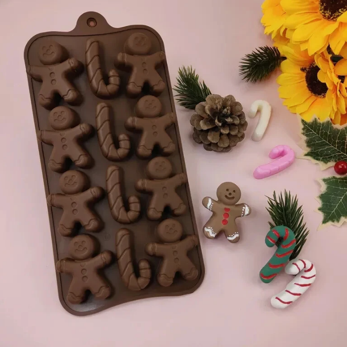 قالب سيليكون شوكولا الكريسماس