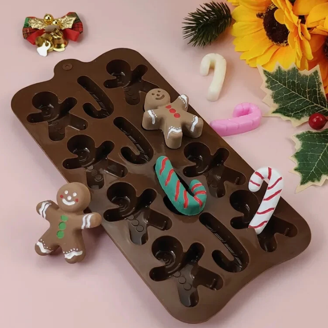 قالب سيليكون شوكولا الكريسماس