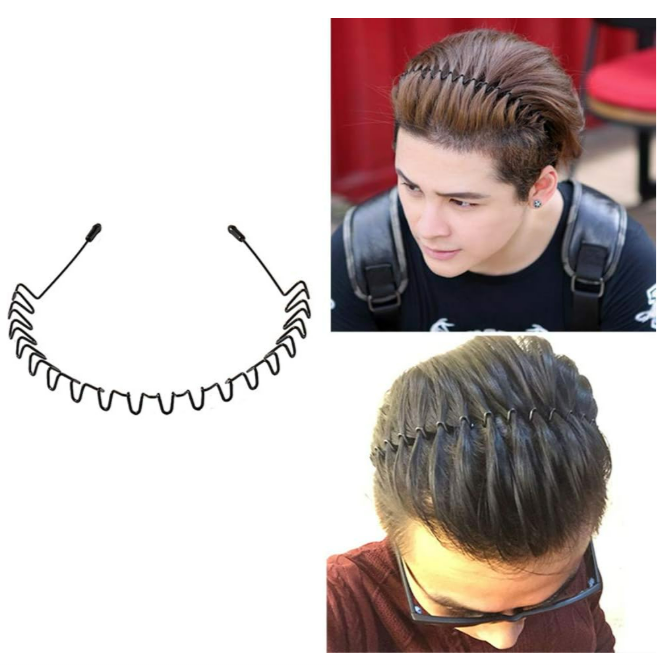 طوق شعر حديد مموج