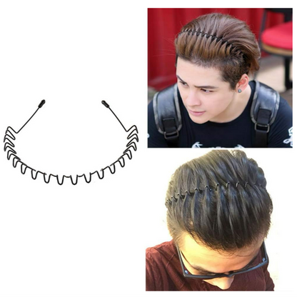 طوق شعر حديد مموج