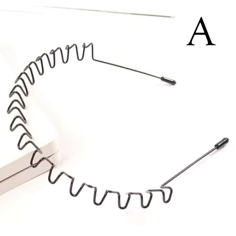 طوق شعر حديد مموج