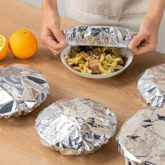 غطاء حفظ الطعام من الالومنيوم