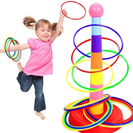 لعبة رمي الحلقات للأطفال