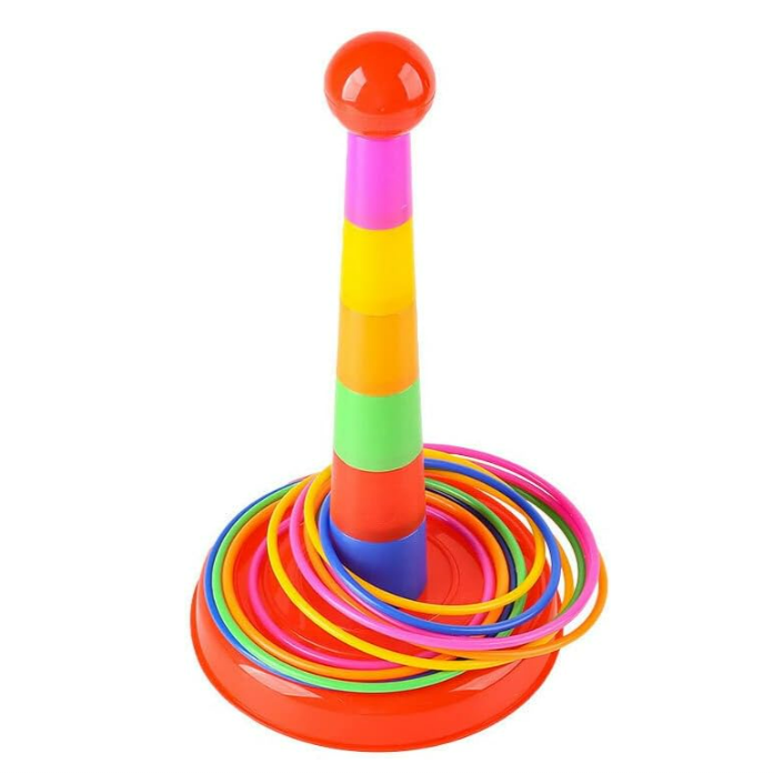 لعبة رمي الحلقات للأطفال