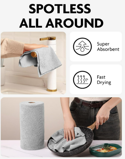 رولة مناشف مايكرو للتنظيف