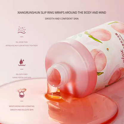 جل استحمام الخوخ