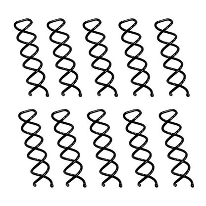 مشبك شعر حلزوني