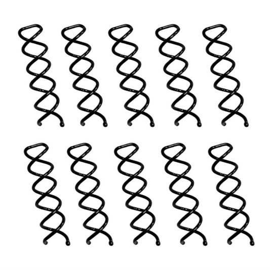 مشبك شعر حلزوني