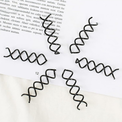 مشبك شعر حلزوني