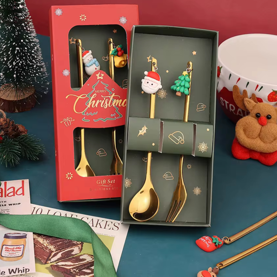 سيت ادوات طعام الكريسمس