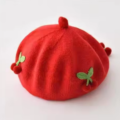 قبعة اطفال الكرز