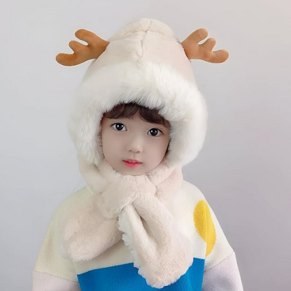 قبعة اطفال بشكل غزال