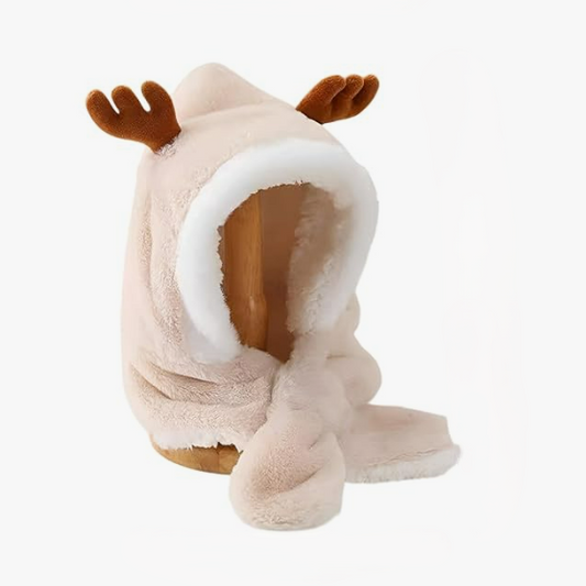 قبعة اطفال بشكل غزال