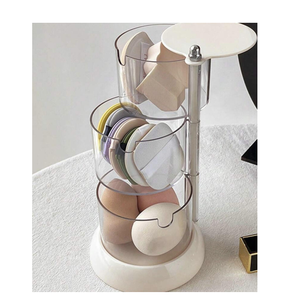 منظم مكياج من 3 طوابق