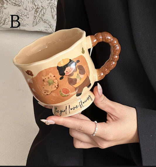 كوب سيراميك فتاة الحكاية الخيالية