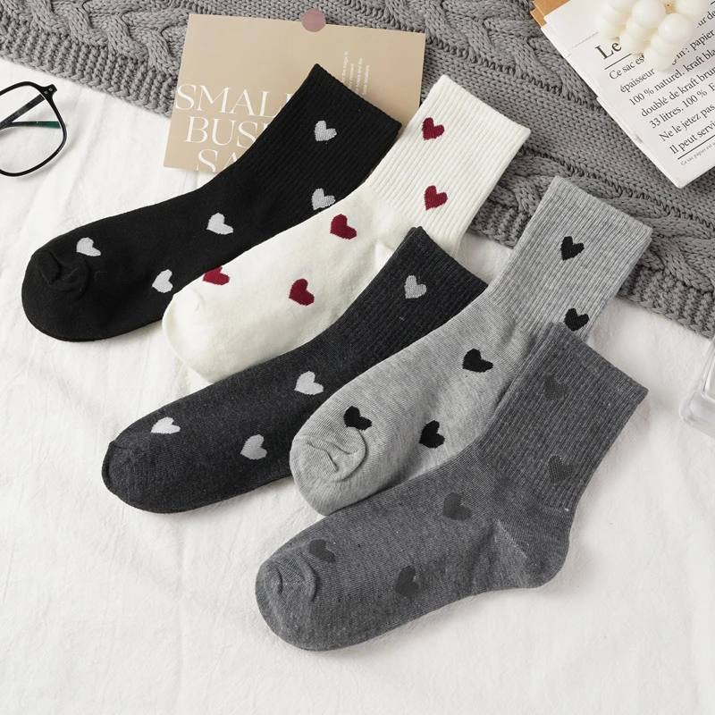 جواريب قطنية طبعات القلوب