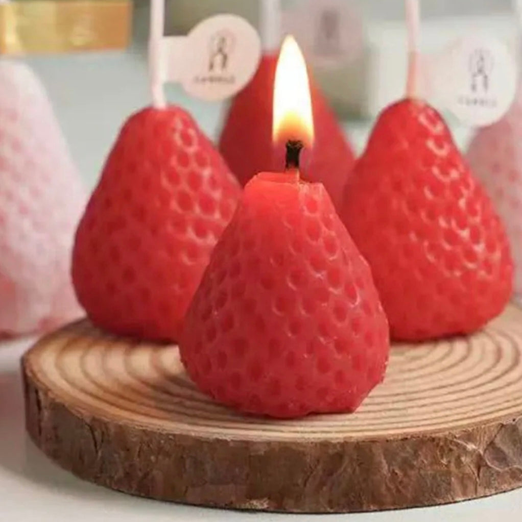 علبة شموع معطرة فراولة