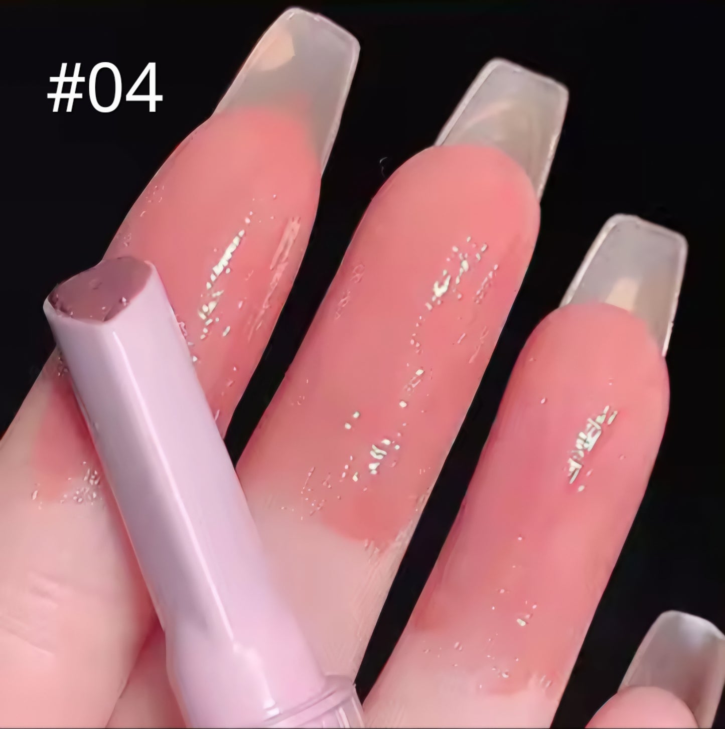 احمر شفاه لامع بشكل قلب lipgloss