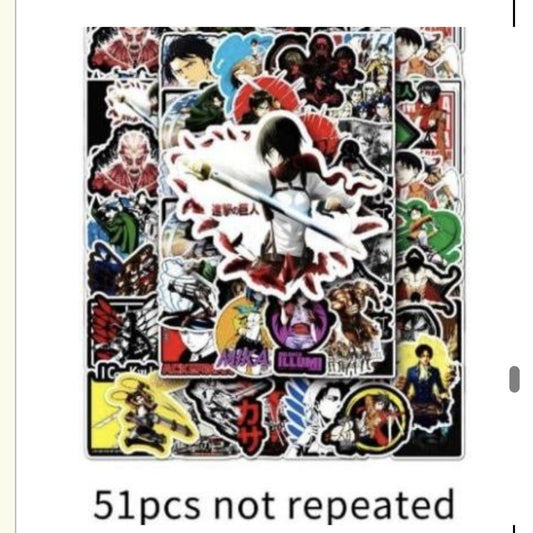 ستكرات هجوم العمالقة