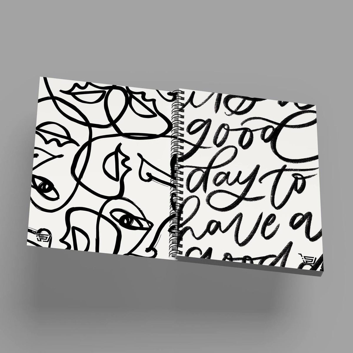 A5 line art دفتر