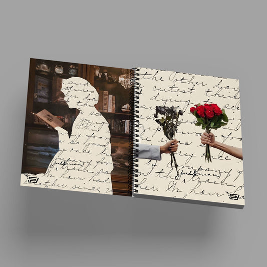 A5 دفتر فتاة الكتب