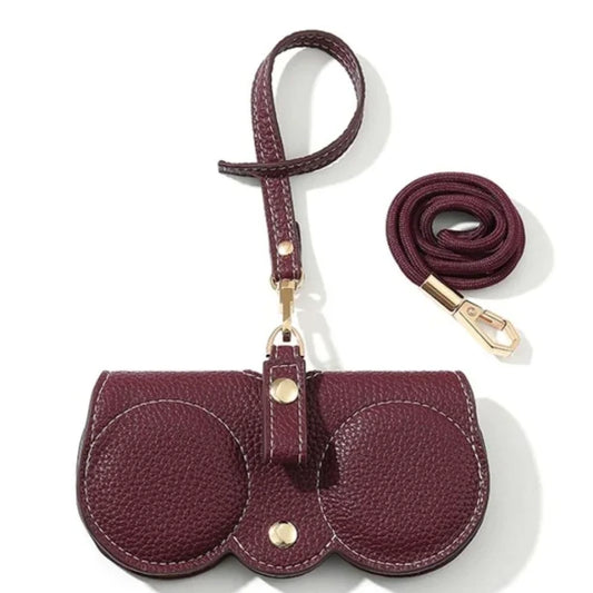 حافظة نظارات جلد